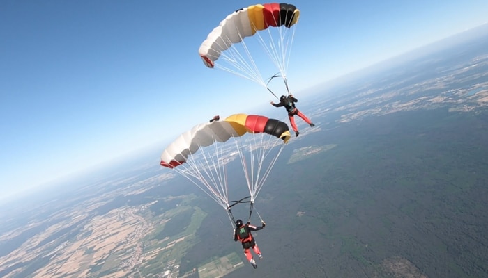 sogno di salto con il paracadute